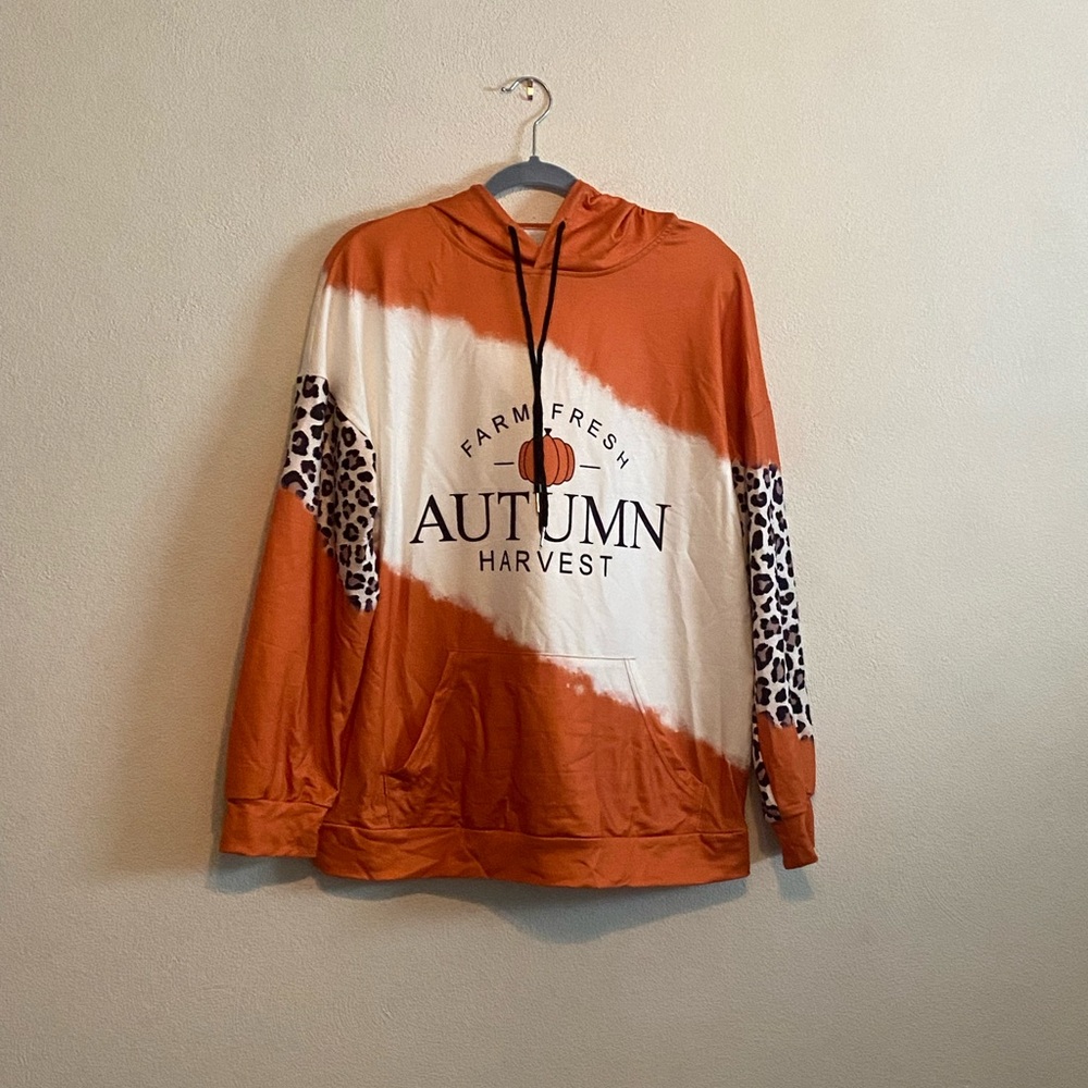 Farm Fresh Autumn Harvest Lightweight sweatshirt size XL Brand New